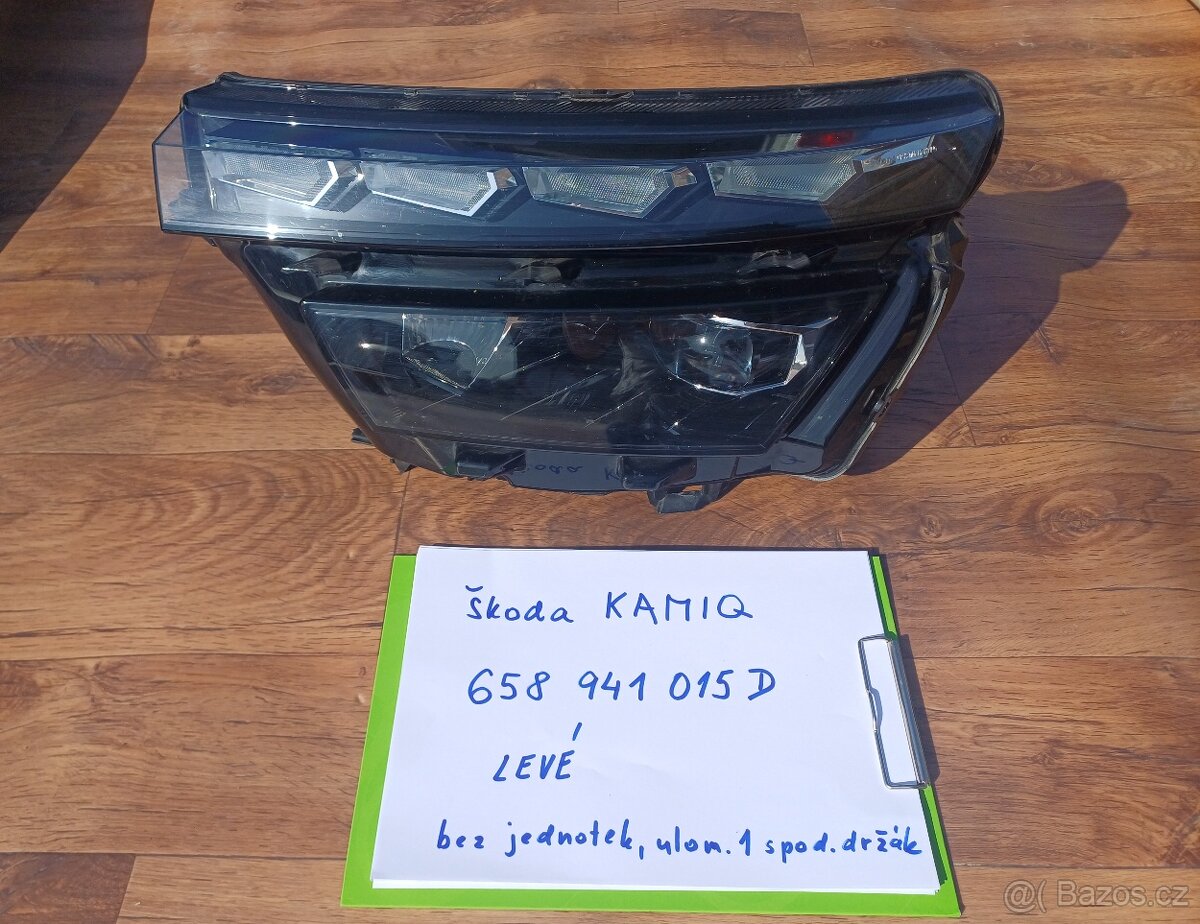 Světlo Škoda Kamiq 658941015D levé