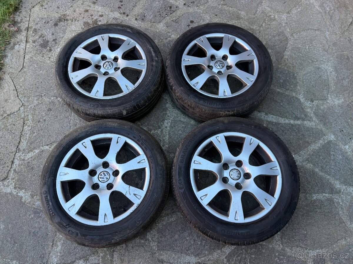 Alu kola Original VW Skoda 16 5x112 et50 205/55 16 4x6mm