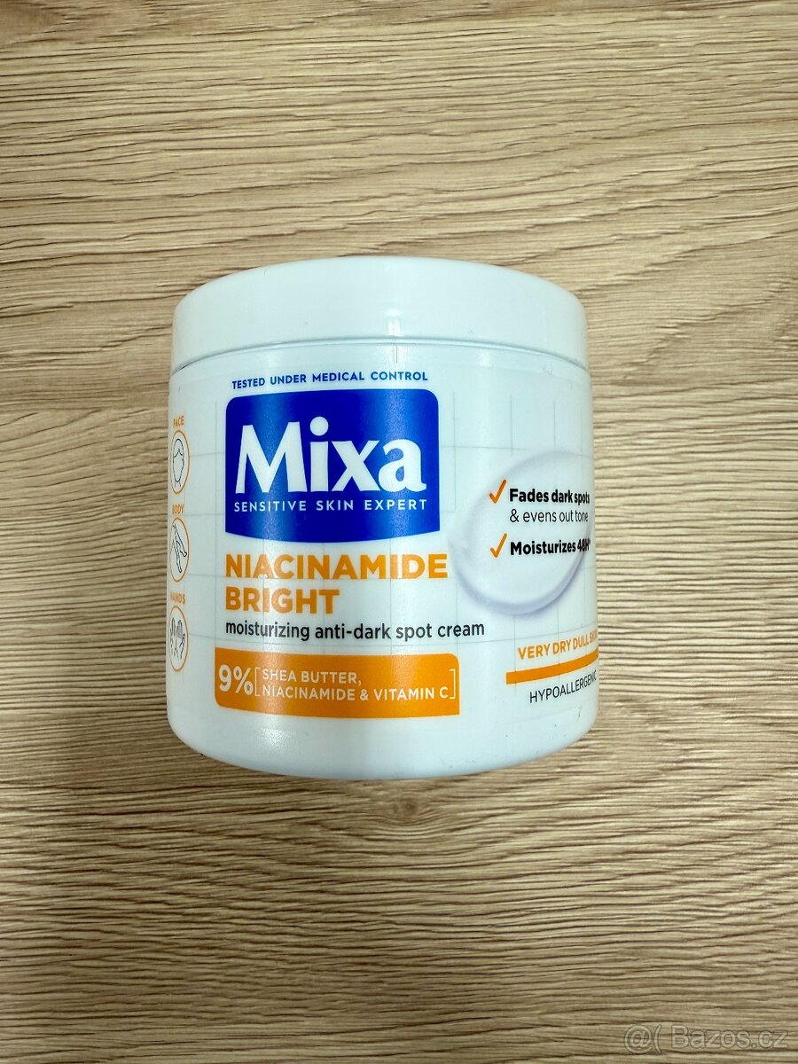 Tělový krém Niacinamide Bright zn. Mixa