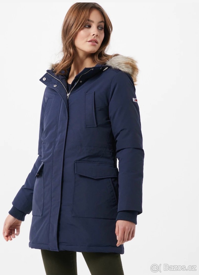 Péřový kabát vel Technical S- NOVÝ - Tommy Hilfiger Jeans
