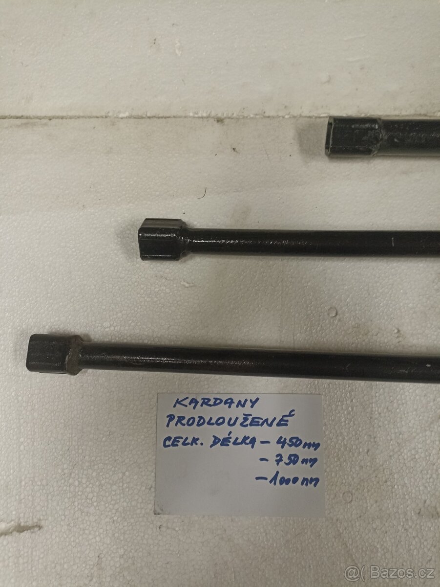 Kardany s prodlouženou trubkou