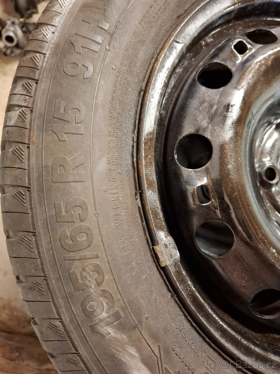 195/65 R15 letní pneu s 5x100 plech.disky