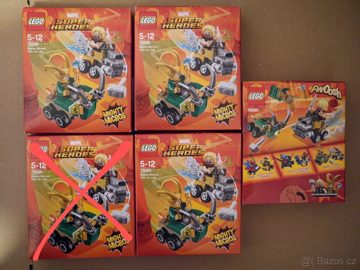 LEGO Super Heroes 76091 Mighty Micros: Thor vs. Loki