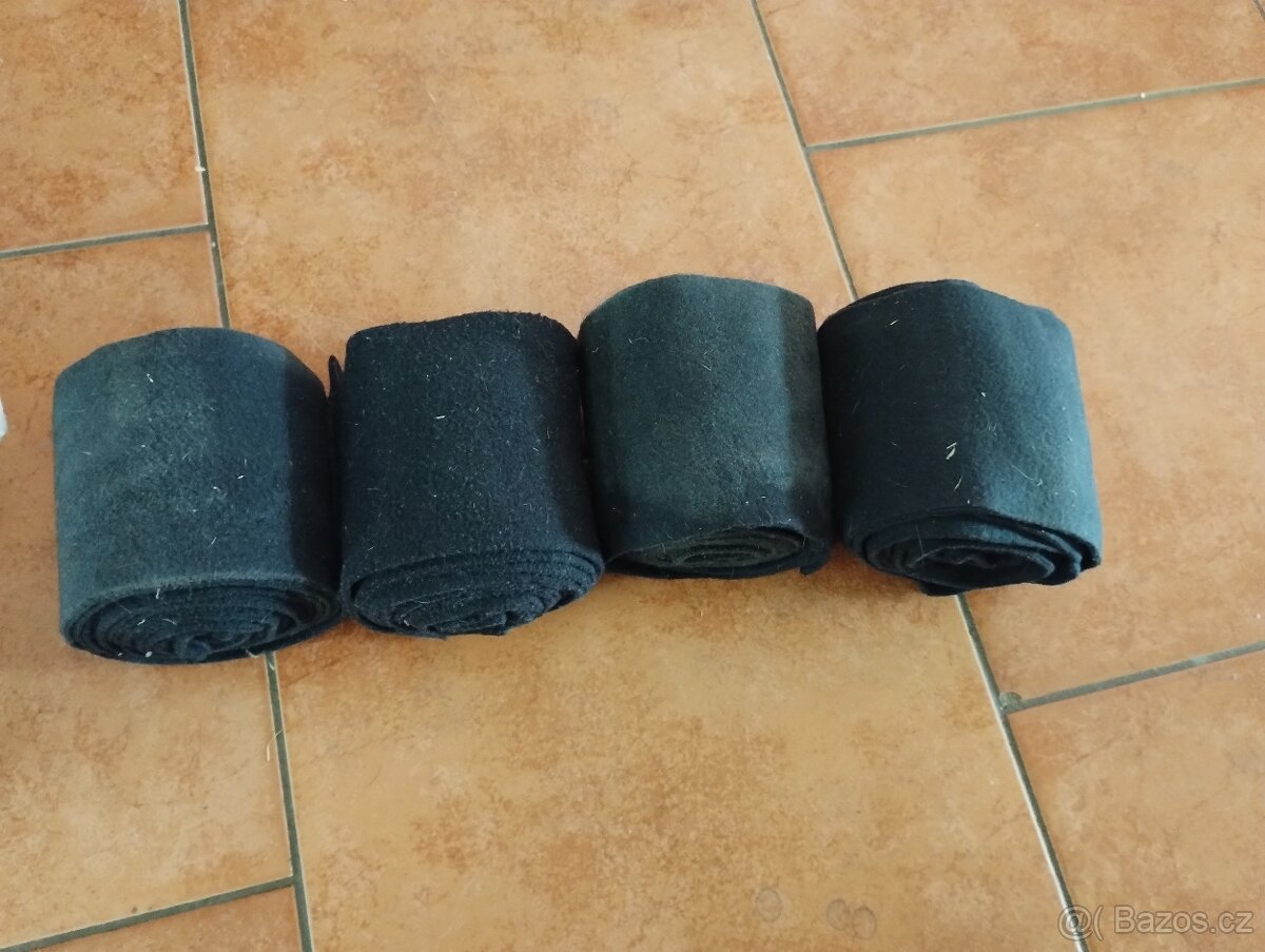 Bandáže, odpocky, potah na sedlo
