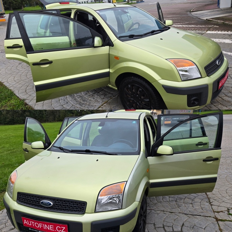 UDRŽOVANÝ FORD FUSION 1,4 16v ČTYŘVÁLEC 2008 KLIMA, EL.OKNA