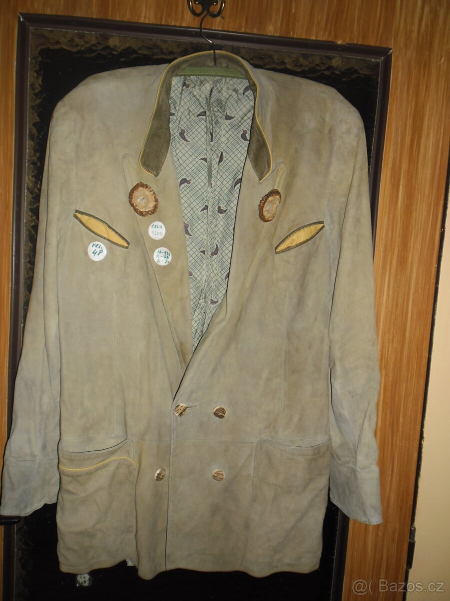 Myslivecké kožené sako Rakouské výroby