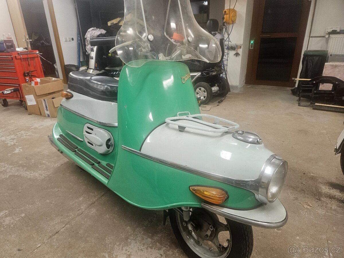 ČZ 175, 502, skůtr - prase s doklady