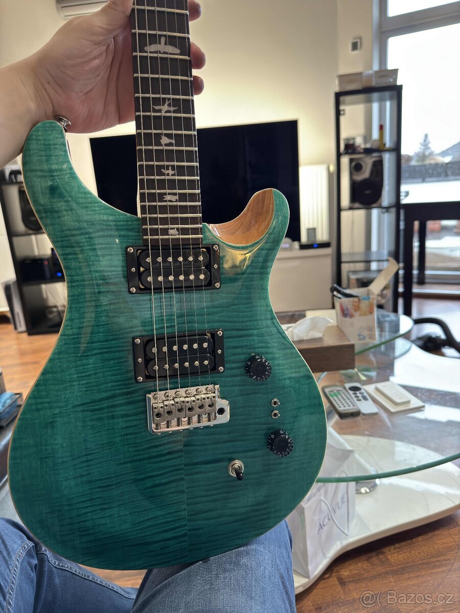 Kytara PRS SE Custom 24-08, Turquoise