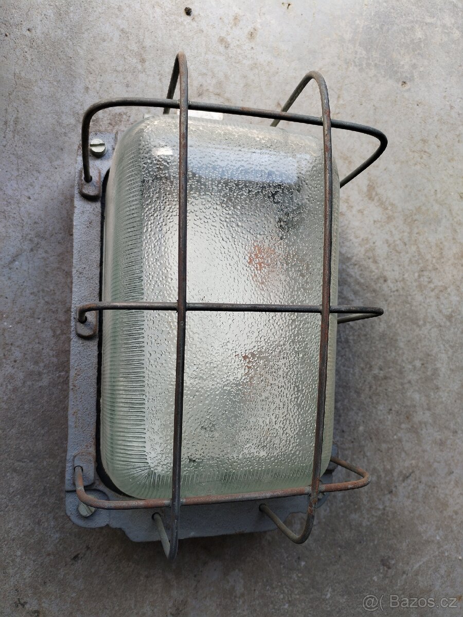 Světlo retro důlní