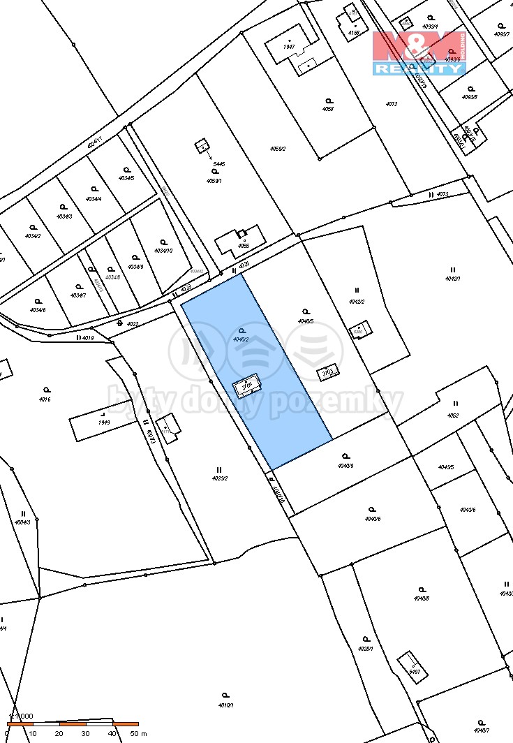 Prodej stavební parcely, 1827 m², Žatec
