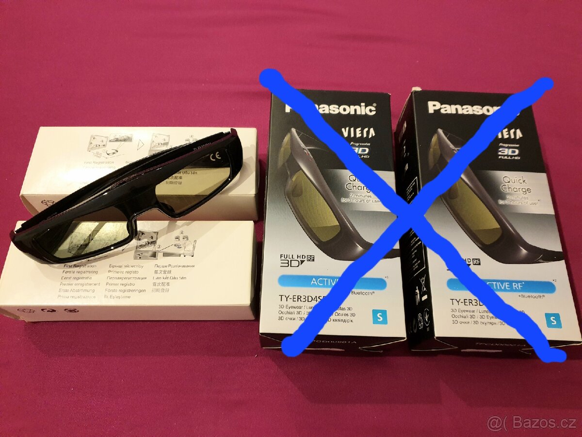Brýle 3D aktivní zn Panasonic