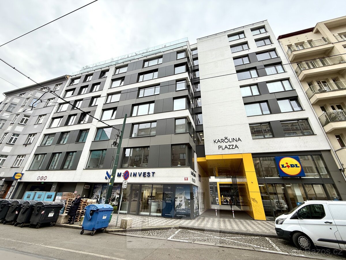 Pronájem byty 1+kk, 40 m2 - Praha - Karlín, ev.č. N07941