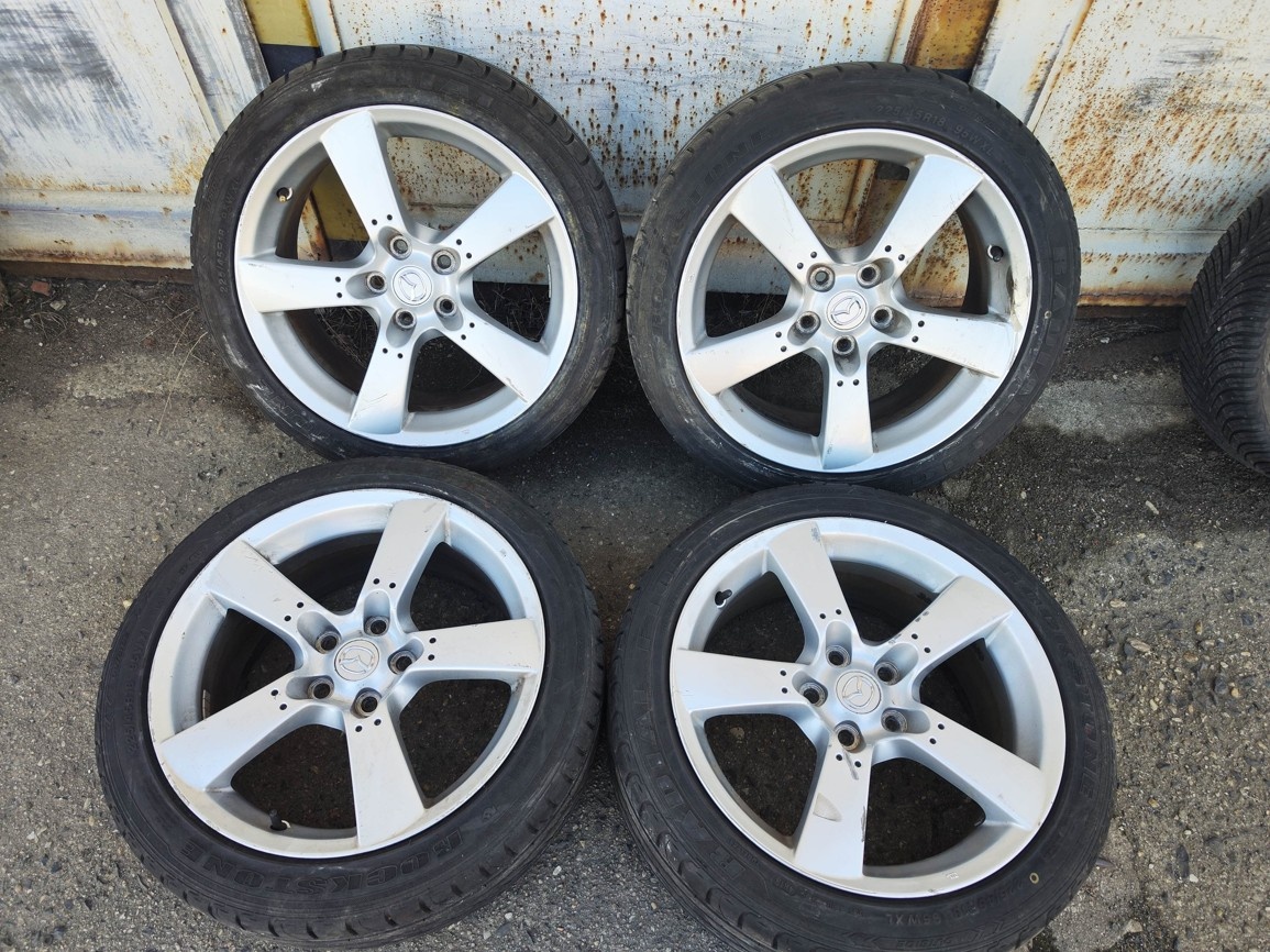 18"letní alu sada 5x114 origo Mazda RX8 6 MPS 3 5 6 225/45