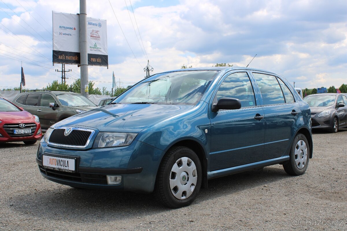 Škoda Fabia, 1,2i 47KW, 1.maj., ČR, serviska, r.v. 2003