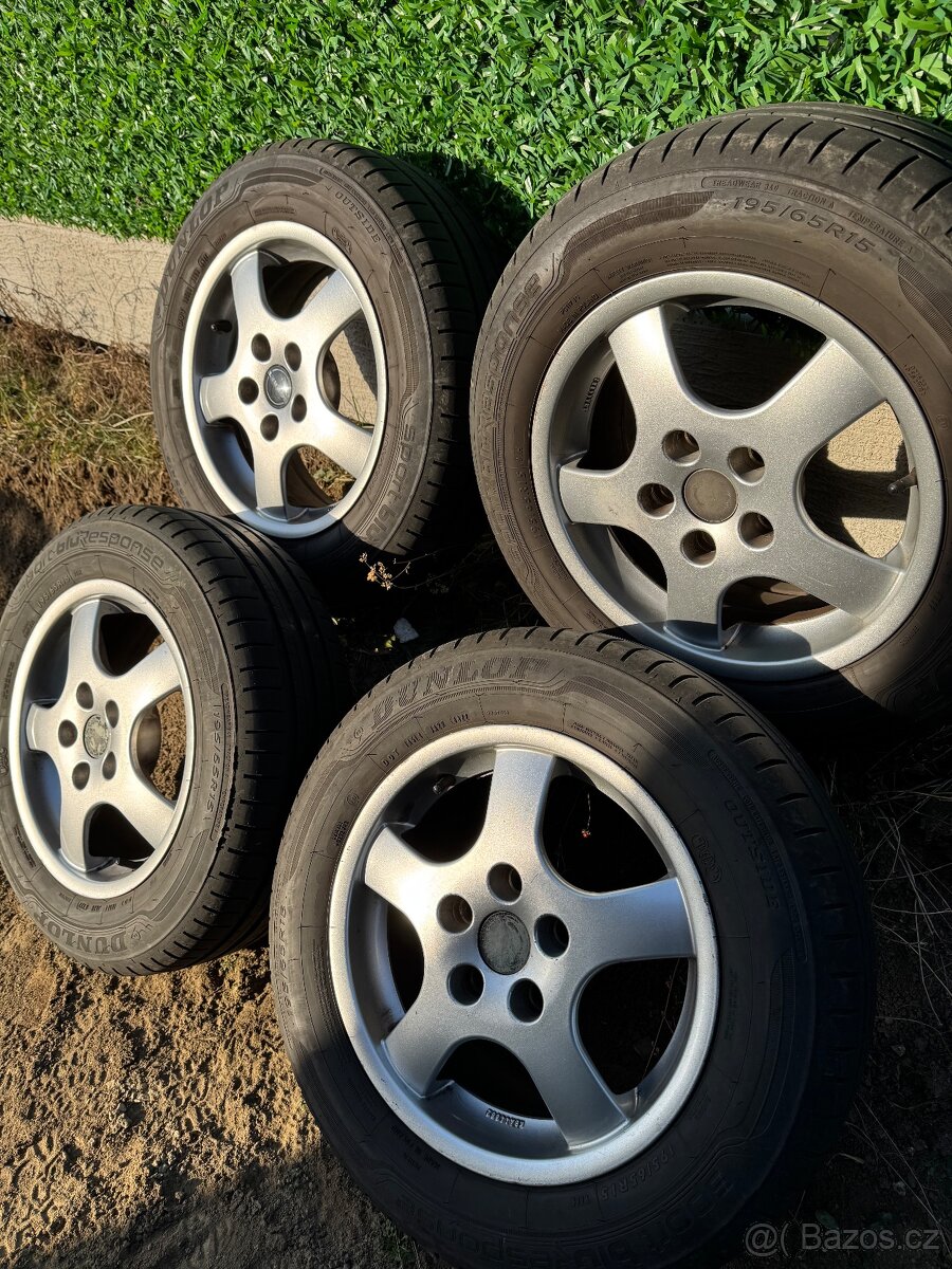 Alu kola s letní pneu ET 40, R15 195/65