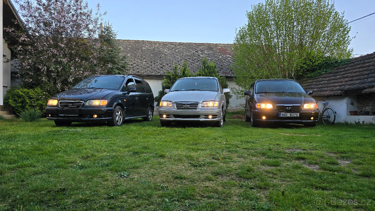 3x Hyundai Trajet 2.0 crdi, vše 7 míst (Cena za všechny)