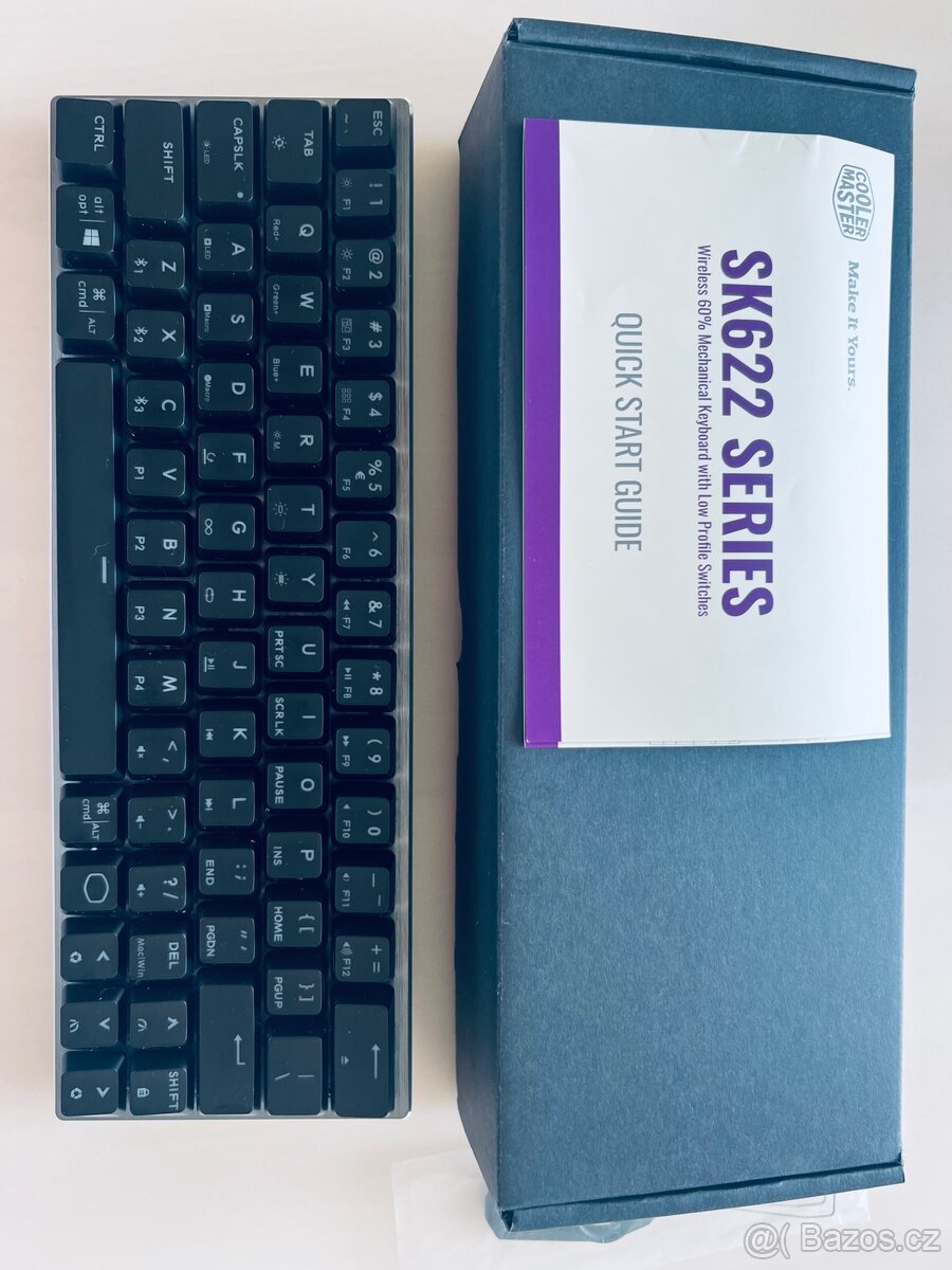 Herní klávesnice Cooler Master SK622 - bezdrátová
