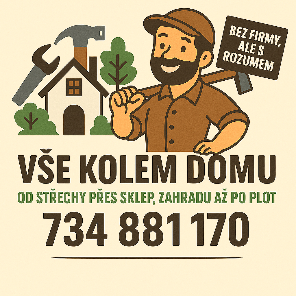 vše kolem domu. zahrada, střecha,ploty...