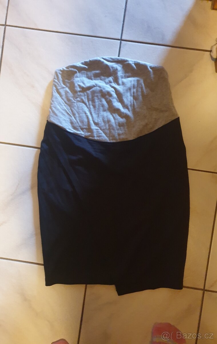 Pohodlná těhotenská sukně vel. 38