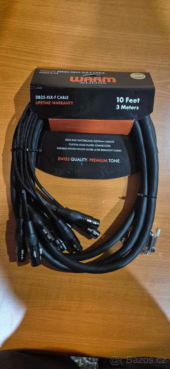 Multicore kabely Warm Audio XLR female -> DB25