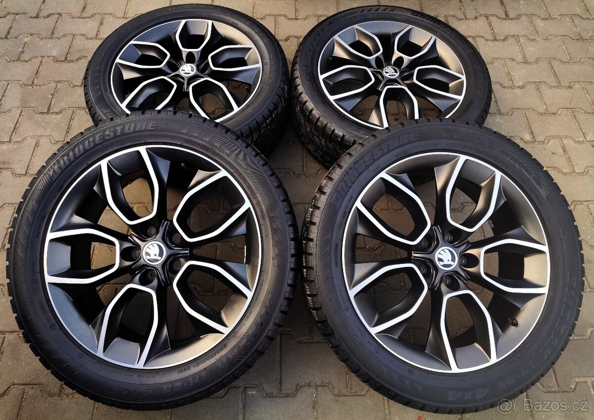 Alu kola originál Škoda Kodiaq 5x112 R19 Crater