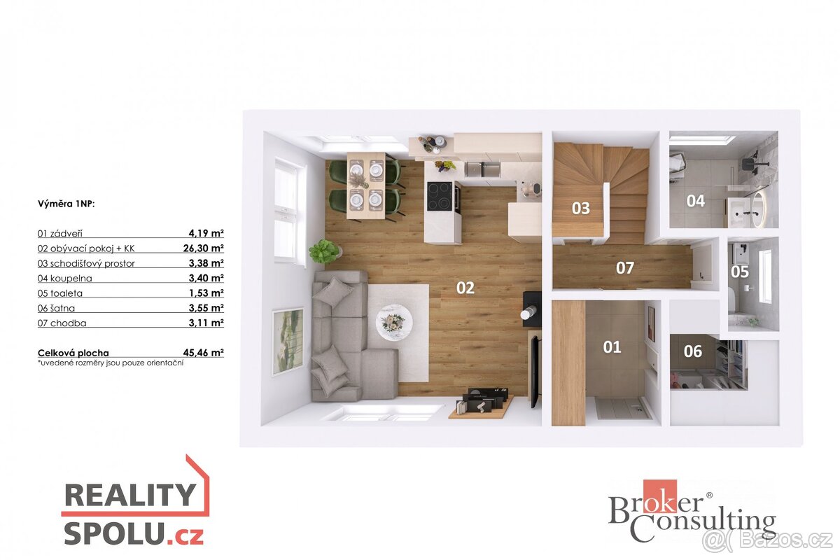 Prodej, domy/rodinný, 136 m2, Zborná 37, 58601 Jihlava, Jihl
