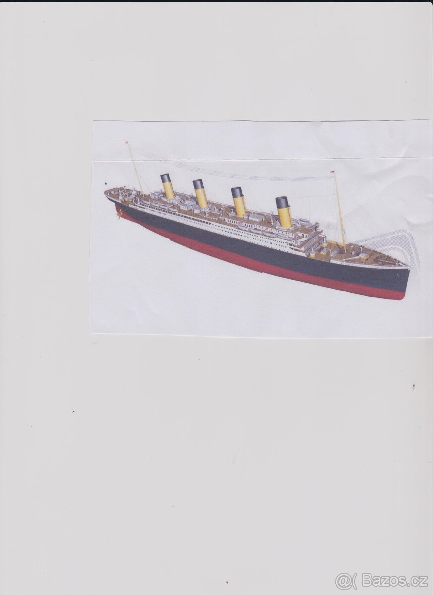 Prodám stavebnici modelu"RMS Titanic" 1:144