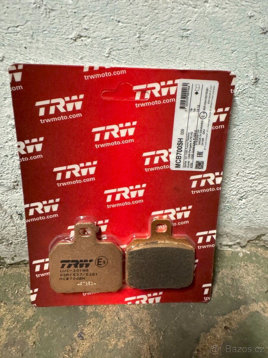 Brzdové destičky TRW MCB700SH
