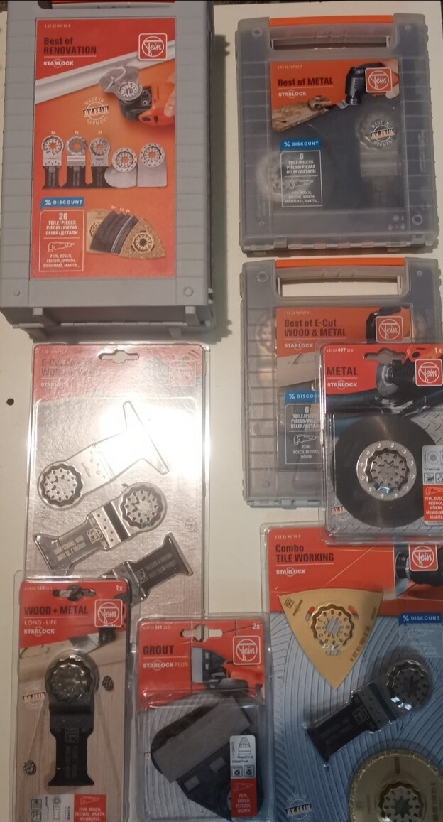 Fein nástavce a příslušenství