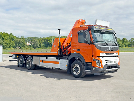 VOLVO FMX 450 6x2 - odtahovka s hydraulickou rukou