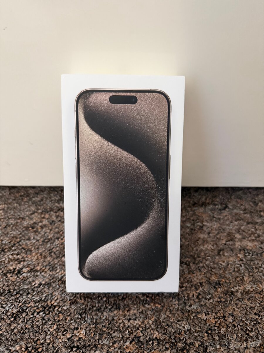 Apple iPhone 15 Pro 512gb Natural Titan. TOP STAV