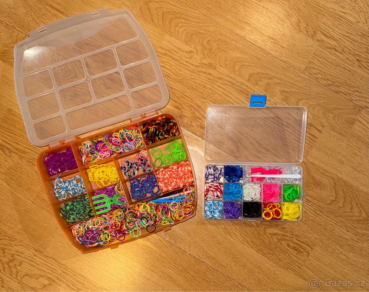 Sada s gumičkami na pletení