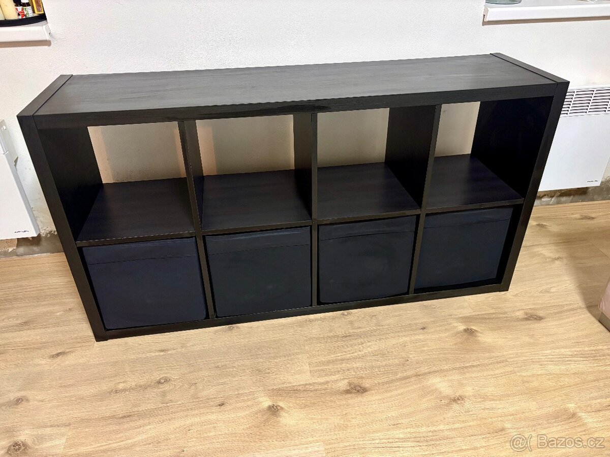 Regál Kallax ikea včetně boxu