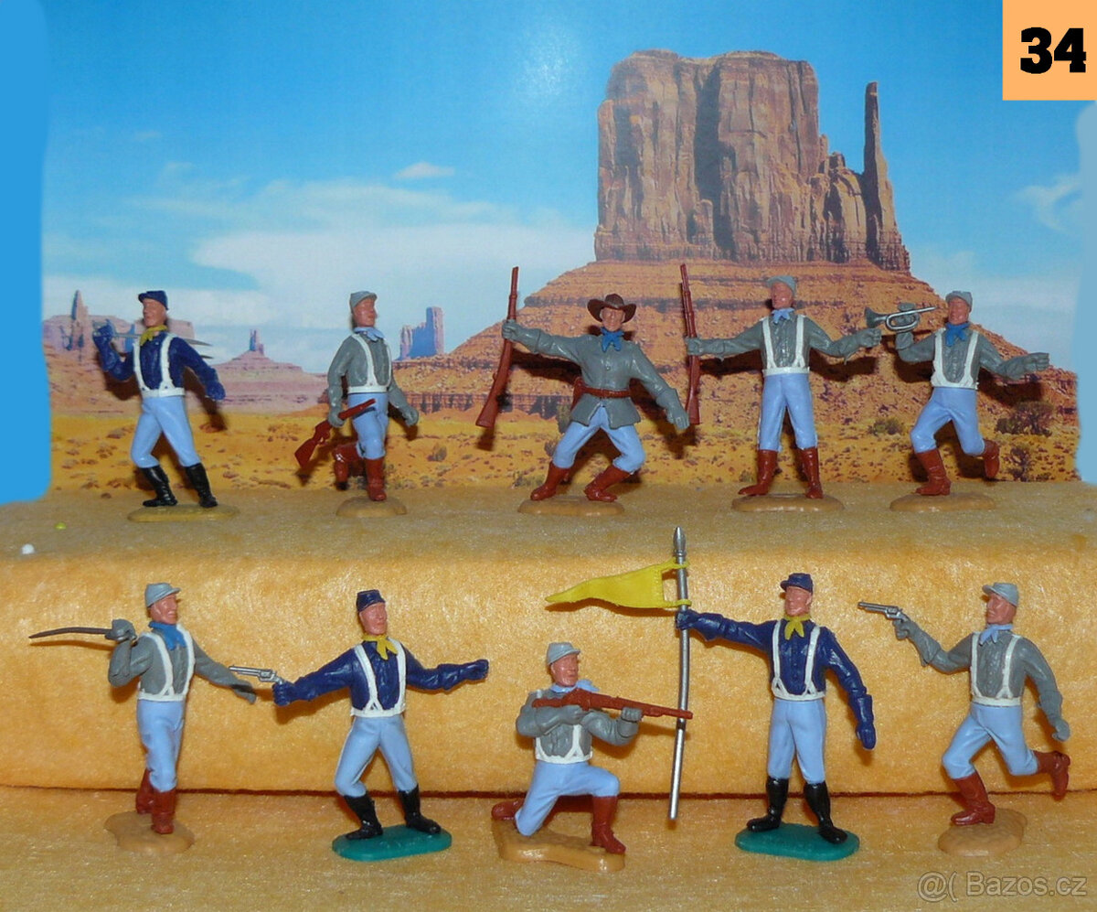 ( 34 ) Timpo Toys originál figurky : vojáci