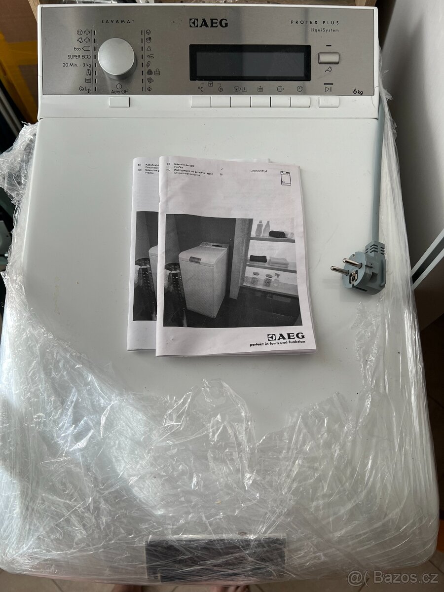 Pračka AEG Lavmat L86560TL4 s vrchním plněním