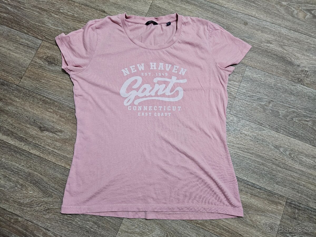 Dámské tričko Gant růžové vel. M