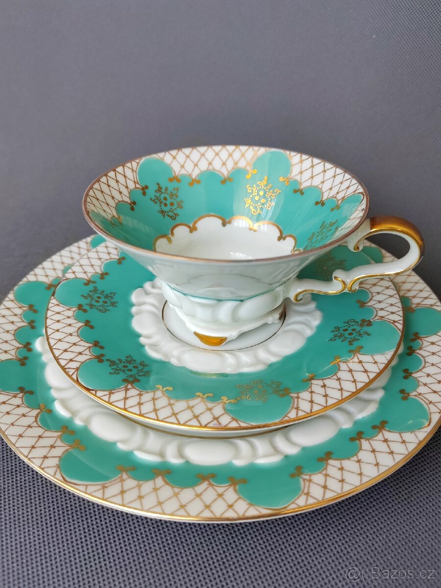 Unikátní porcelánová sada Sorau Carstens Porzellan (1925)