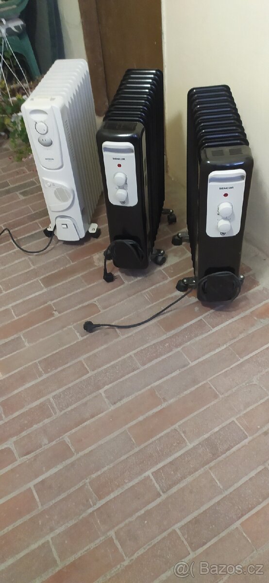 olejové radiátory