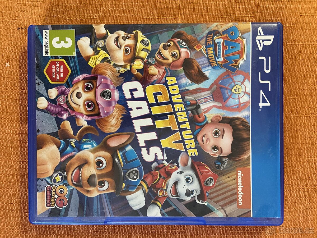 Tlapková Patrola Adveture City Calls PS4