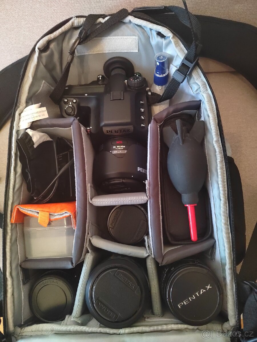 Pentax 645z + 5 objektivy + 2 baterie