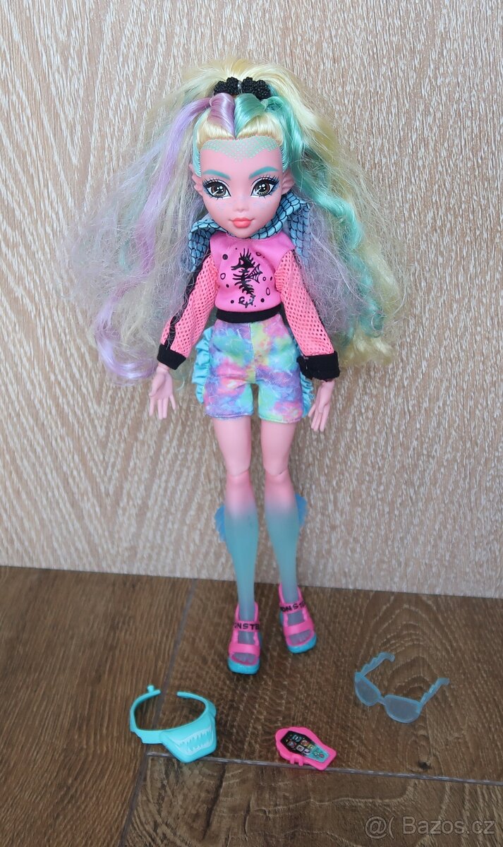 Monster High panenka Lagoona Blue s doplňky