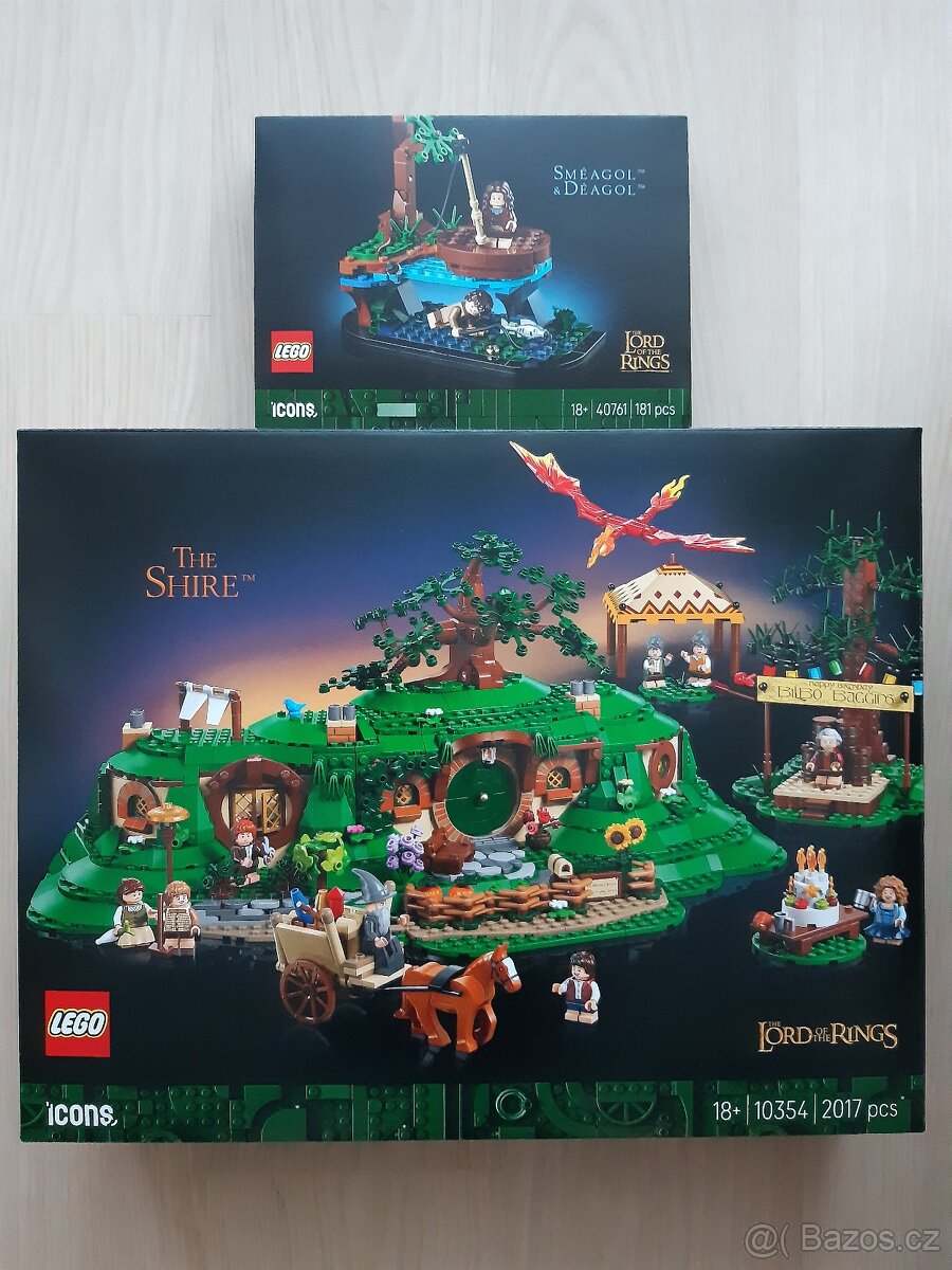 Predám spolu Lego 10354 Pán prsteňov a Icons Lego 40761
