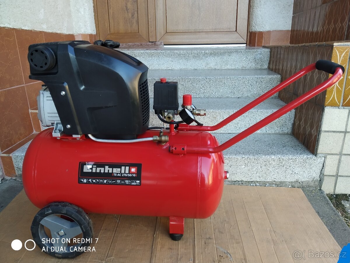 Prodám olejový Kompresor Einhell TE-AC 270/50/10- 50 LITRŮ-