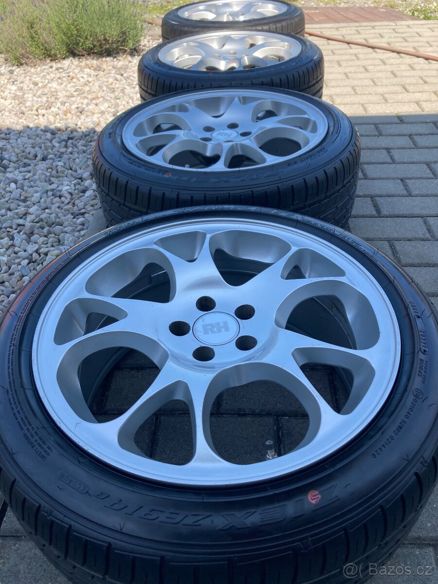 Alu kola RH 5x100 17” nové pneu 225/45/17