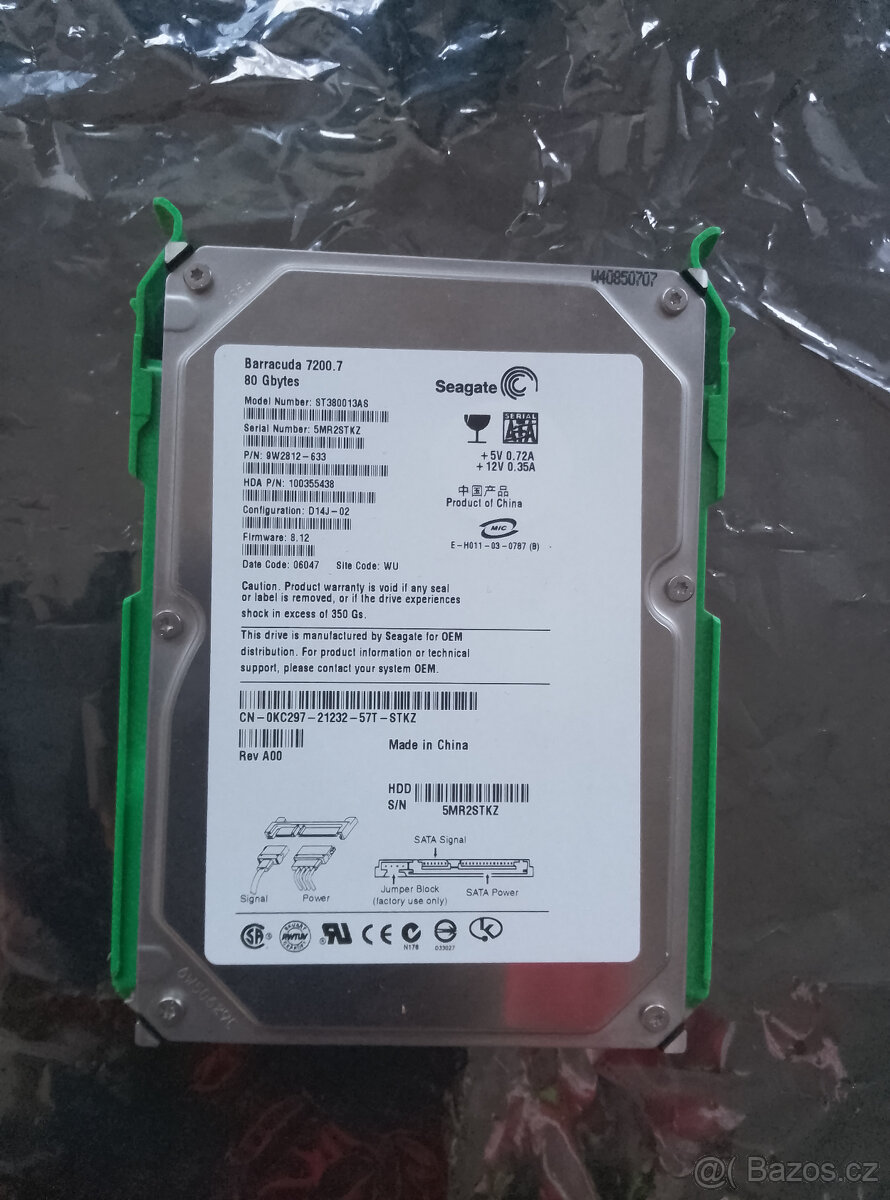 Barracuda st380013as + Seagate Barracuda ST380011A