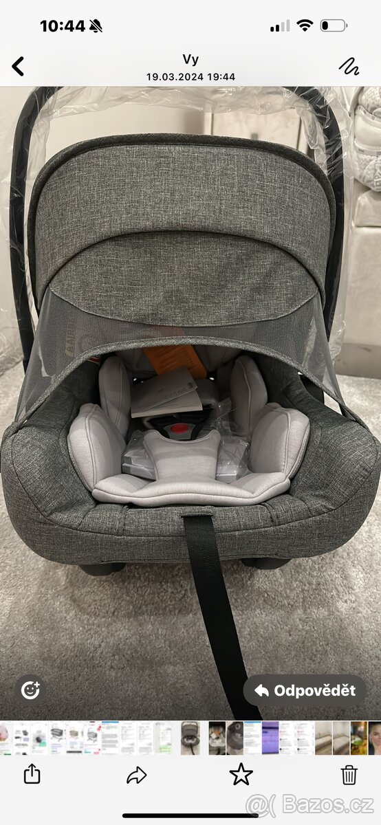Vajíčko do auta bugaboo turtle air by nuna