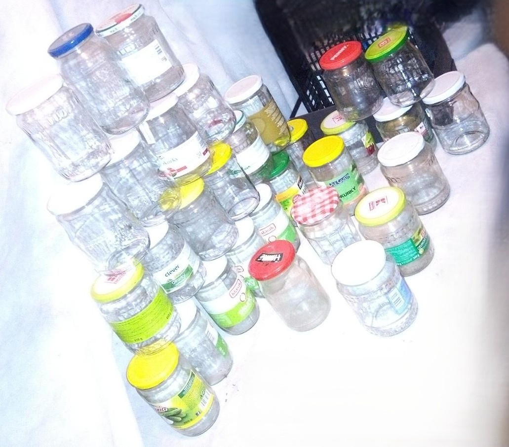 Sklenice 720 ml k zavařování se šroubovým uzávěrem - 40 ks