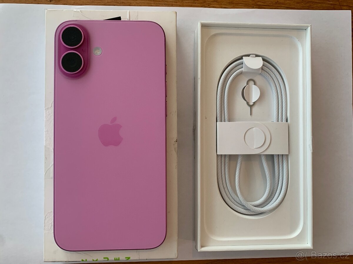 Apple IPhone 16 Plus 128 Gb růžová úplně nový