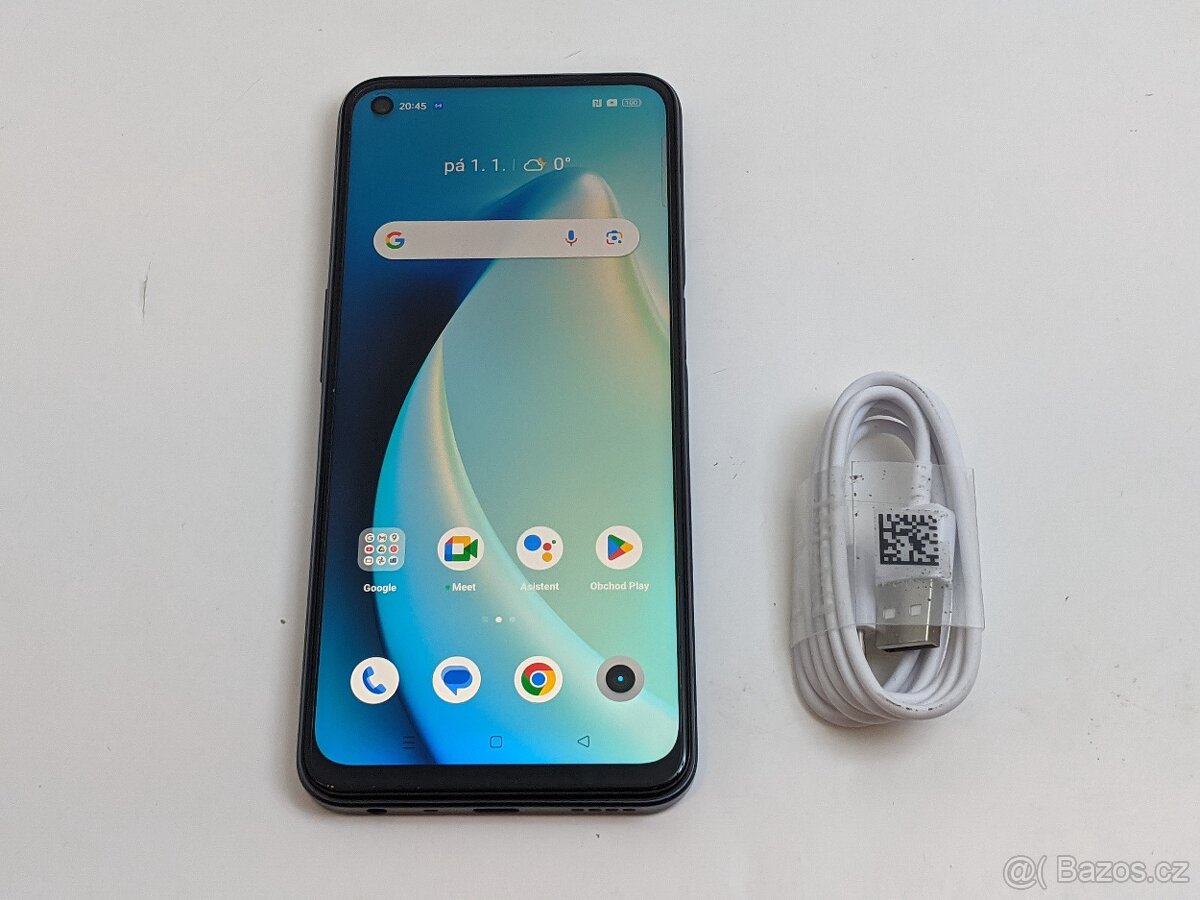 Novy Realme 8 5G 4/64gb black. Záruka 6 měsíců.