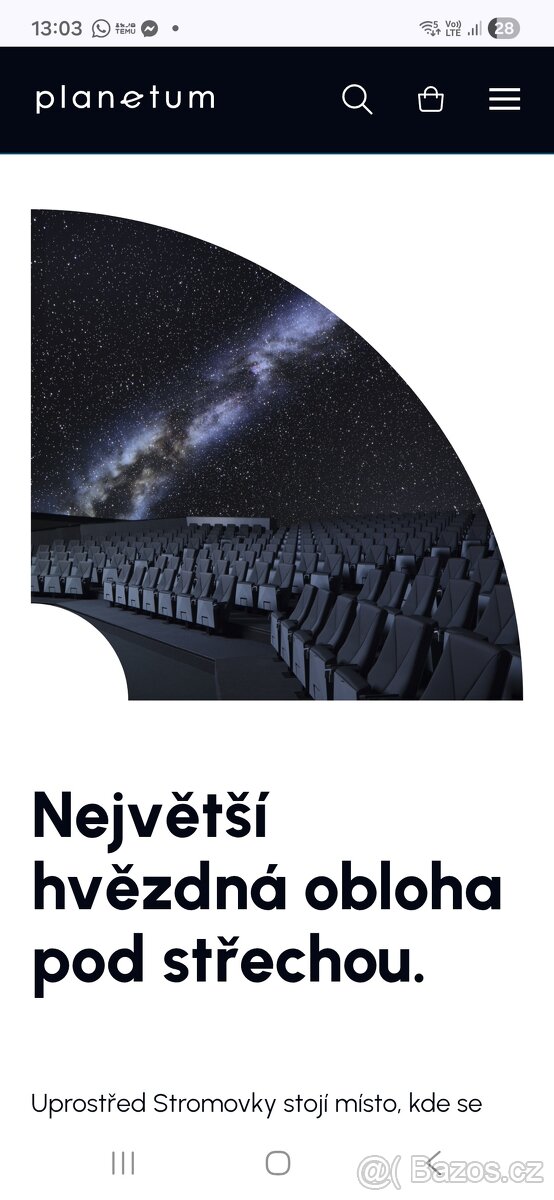 Planetarium praha kúpim vstupenky na 23.10.